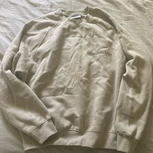 New Fear of God Essentials Sweatshirt Tan M